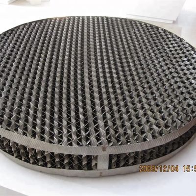 Structured Packing 304 316 410 for Distillation Column Stainless Steel Metal Vacuum to High Pressure Plate ISO9001:2000