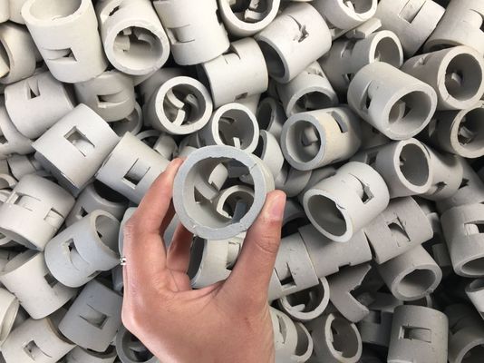 Ceramic Random Packing Pall Packing Ring For Adsorption Column